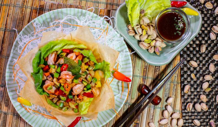 seafood lettuce cups