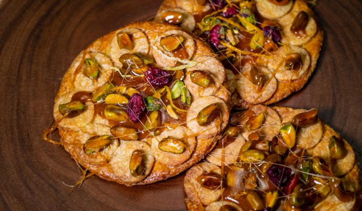 Pistachio Florentine Cookies